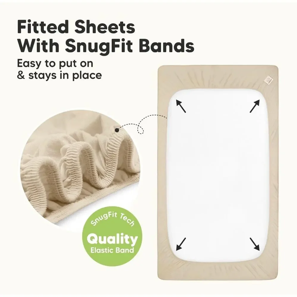 NIB‎ - KeaBabies Waterproof Crib Sheet Set